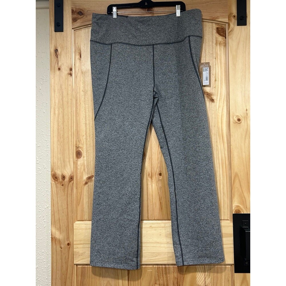 Eddie Bauer Crossover Pants NWT Size 2XL Black White MSRP $99 Leggings